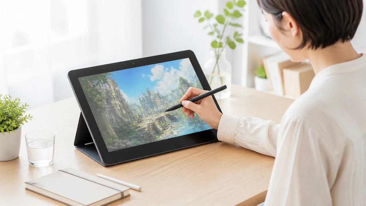 HUION Kamvas Pad 12レビュー｜使い心地と注意点
