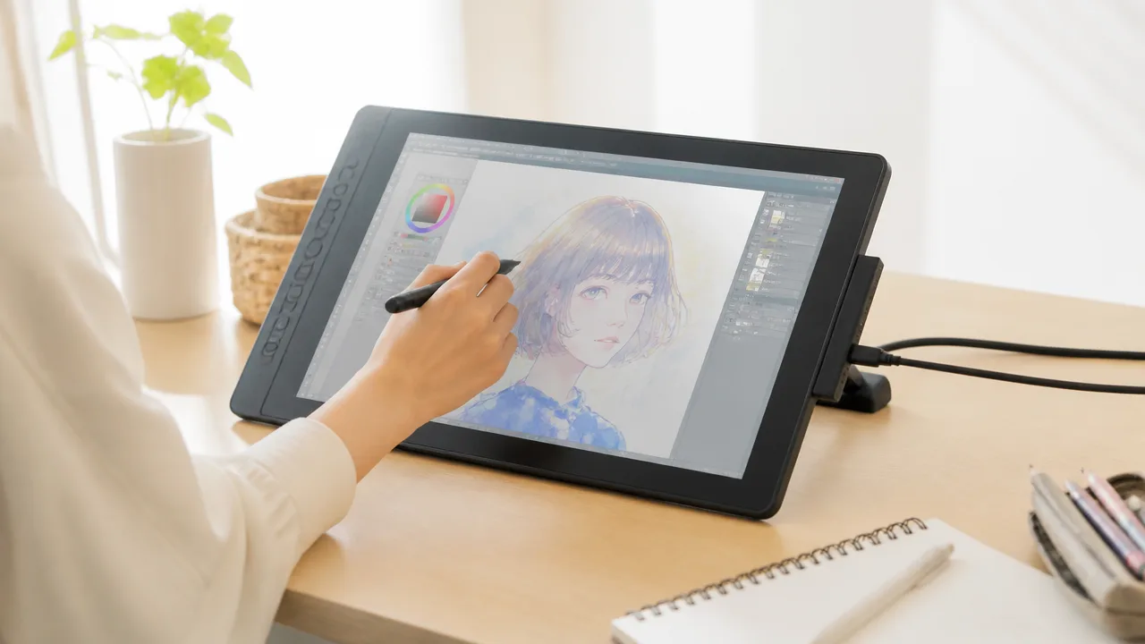 HUION Kamvas Pad 12レビュー｜使い心地と注意点